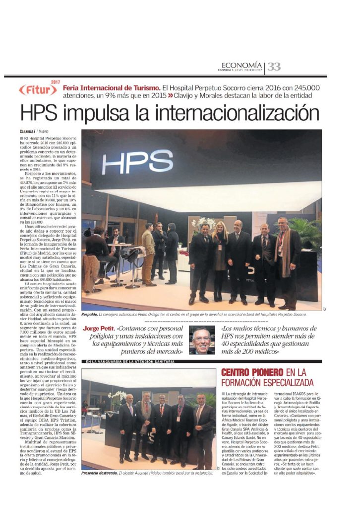 HPS, centro pionero en formación especializada. Canarias 7